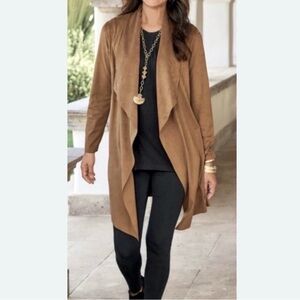Soft Surroundings Brown Trench Coat